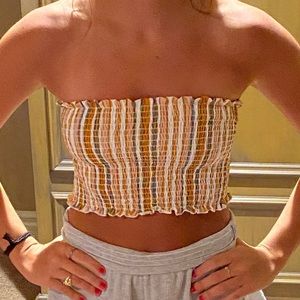 Multi color tube top